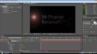 Review: Adobe After Effects CS4 (intro tutorial)