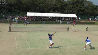 2015年IH ソフトテニス 男子 個人 3回戦 大頭・原（神戸星城）vs 川口・白木（広島翔洋）