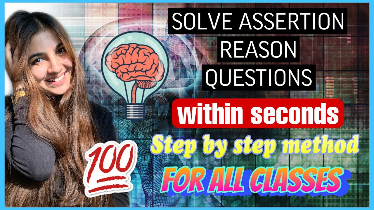 Solve Assertion And Reason MCQ With Easy Trick Within Seconds | Class ...