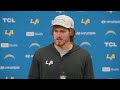 justin herbert postgame press conference vs falcons la chargers