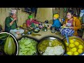 Green Squash & Egg Fry Recipe with Rice Cooking & eating in Village || New Nepali Village Vlog