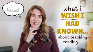 5 Things I Wish I Knew Before Teaching My Child to Read | Homeschool Reading Tips