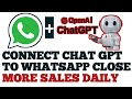 how to set up chat bot on whatsapp with your phone | no code