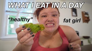 what I eat in a day as a "healthy" fat person