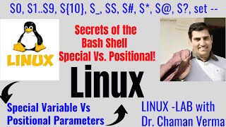 Linux Script Special Vs Positional parameters