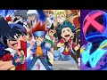 BEYBLADE All Japanese Openings BAKUTEN SHOOT BEYBLADE to BEYBLADE X