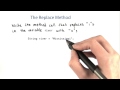 The replace Method - Intro to Java Programming