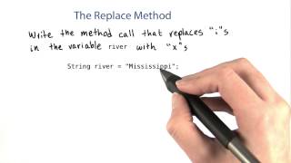 The replace Method - Intro to Java Programming