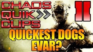 Fastest ever to Dogs in BO2? Scorestreaks | Black Ops 2 Multiplayer | Chaos Quik Clips