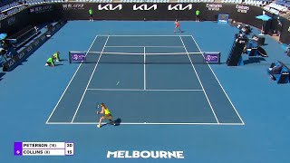 R. Peterson vs. D. Collins | 2021 Phillip Island Trophy Round 4 | WTA Match Highlights