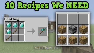 10 Crafting Recipes Minecraft NEEDS