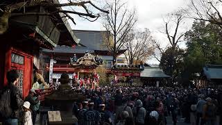 秩父神社　例大祭　秩父夜祭　宮参り　上町屋台　中町屋台　2024/12/02 c5