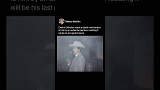 Chalino Sánchez Reads Death Note on Stage