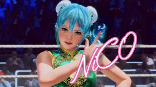 【DOA6】 NiCO  デッドオアアライブ DeadOrAlive セクシーチャイナドレス