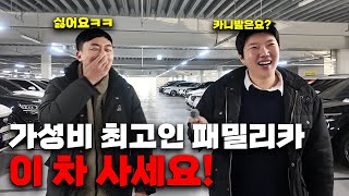 패밀리카는 도대체 뭘 사야할까? (팰리세이드,카니발 아님)