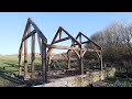 Spring Fed Timber Framed Greenhouse Part 7 How to cut wind braces