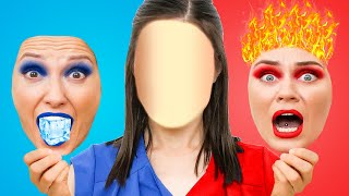 HOT vs COLD Challenge! Girl On FIRE VS ICY Girl II Funny Situations