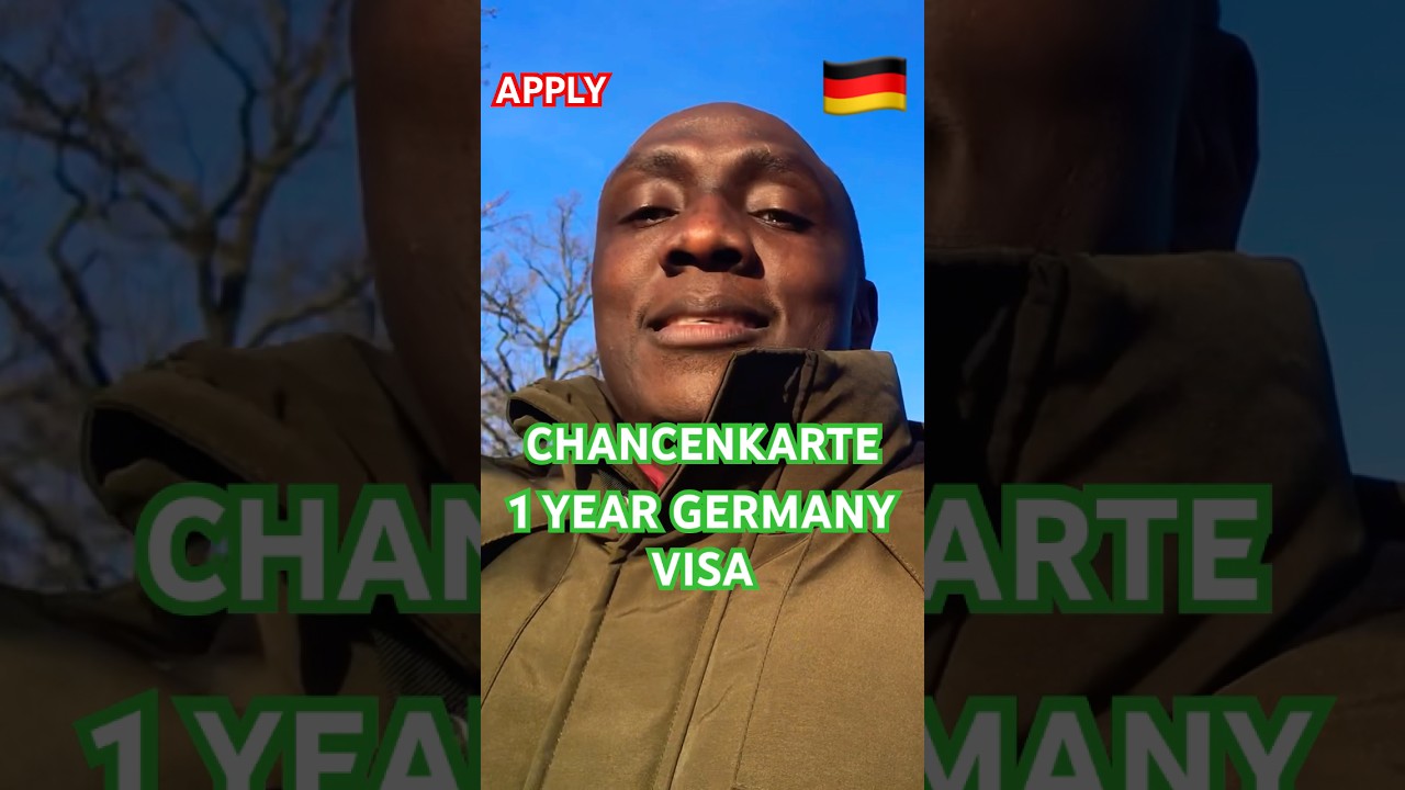 CHANCENKARTE #2024 GERMANY WORK VISA #applyonline - YouTube