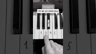 Imagine - John Lennon - simple piano tutorial