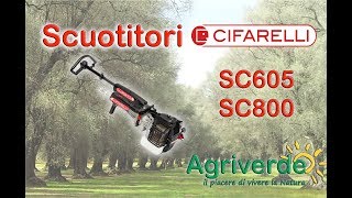 Scuotitori Cifarelli per la raccolta delle olive [SC-800 e SC-605]