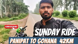 Panipat to Gohana 42 km  | Sunday Ride |