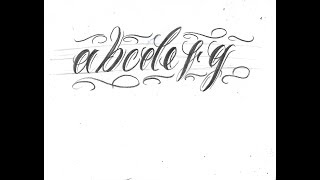 Dibujando Letras Chicanas Valencia Drawing Chicano Lettering
