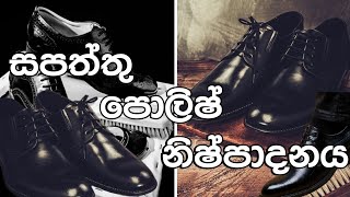 සපත්තු පොලිෂ් ව්‍යාපාරයක් අරඹමු/දියුණුවේ මග/How to Make Shoe Polish