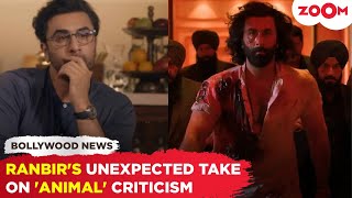 Ranbir Kapoor's SHOCKING reaction to CRITICISM faced by his blockbuster film Animal