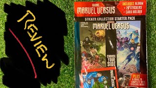 Panini Marvel Versus Sticker Collection Starter Pack ( Reviewed )