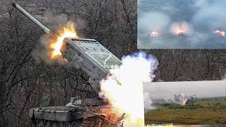 🔴 Ukraine  - Fierce Firepower Of The Russian TOS-1A Heavy Flame Thrower System C