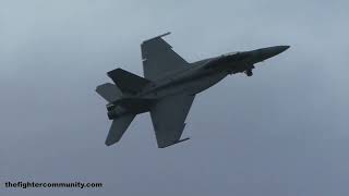 F/A-18F SUPER HORNET Sunset Demo. VFA-106 Gladiators. United States Navy. NAS Oceana.