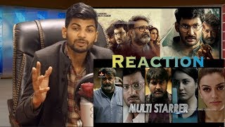 Puli Joodham Trailer Reaction | Mohanlal | Vishal | Srikanth | Hansika | Raashi Khanna
