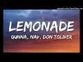 Lemonade [Don Toliver, Gunna & NAV] Type Beat