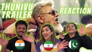 Thunivu Trailer REACTION | Thala Ajith | Foreigners REACT