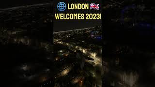 Welcome 2023! London 🇬🇧 celebrate New Year's Eve  #shorts