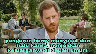 pangeran herry malu dan menyesal  di wawancara oprah winfrey