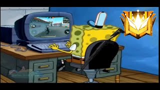 Bob Esponja jogando free Fire - 24k Goldn mood🙅♂️✌