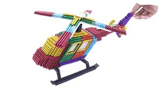 DIY How To Make Helicopter With Magnetic Balls - Magnet Girl