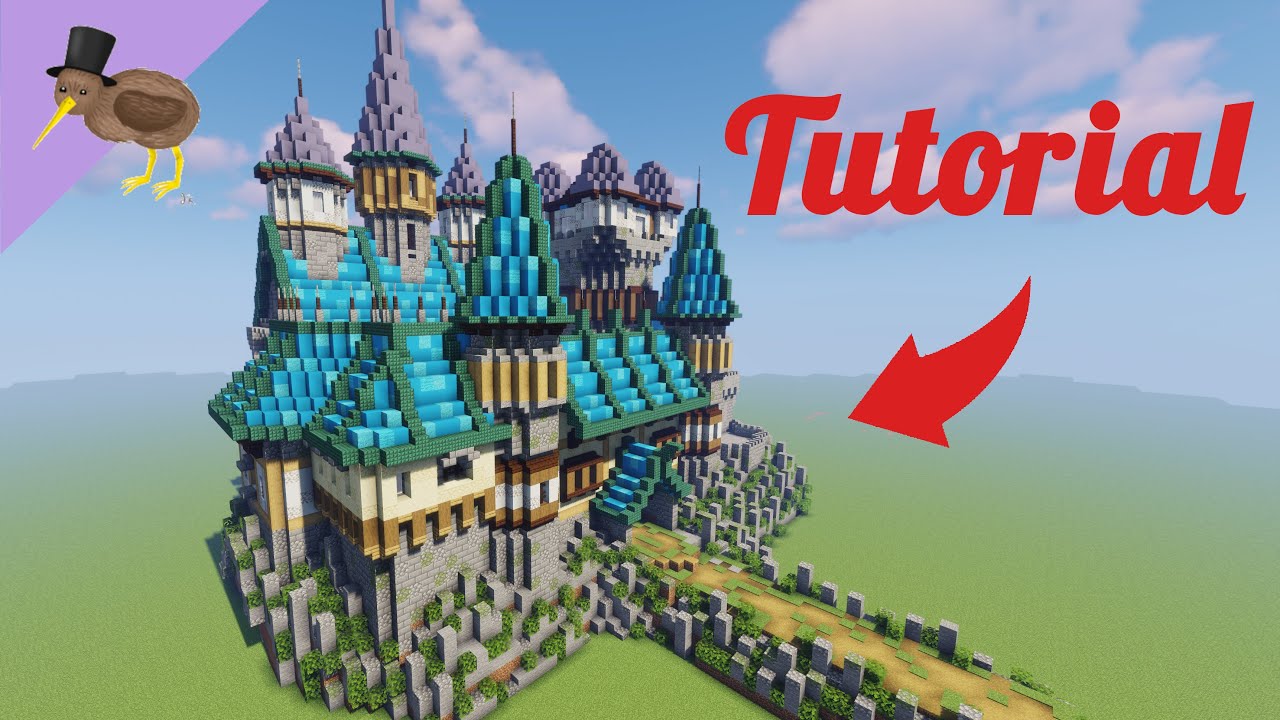 Minecraft Fantasy Castles Minecraft Fantasy Castle Build Timelapse