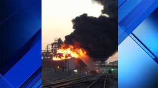 Fire At Lyondellbasell Refinery