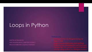 PYTHON PART 6- Loops in Python