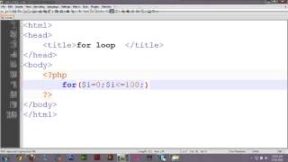 php bangla tutorial#12(for loop)