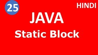 Static Block in Java | Part-25 | Java Tutorial for Beginners | Tech Talk Tricks