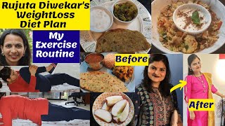 I Tried RUJUTA DIWEKAR'S Healthy Weight-Loss Diet plan / RUJUTA DIWEKAR'S Healthy Indian diet plan