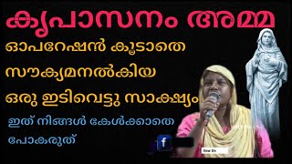 ഈ സാക്ഷ്യം നിങ്ങൾ കേൾക്കാതെ പോകരുത് #kripasanam #sakshyam #udampadi #mariyanudampadi#jesus#viralvido