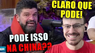 BROXADA SINISTRA E JONES MANOEL FALAM SOBRE A CHINA