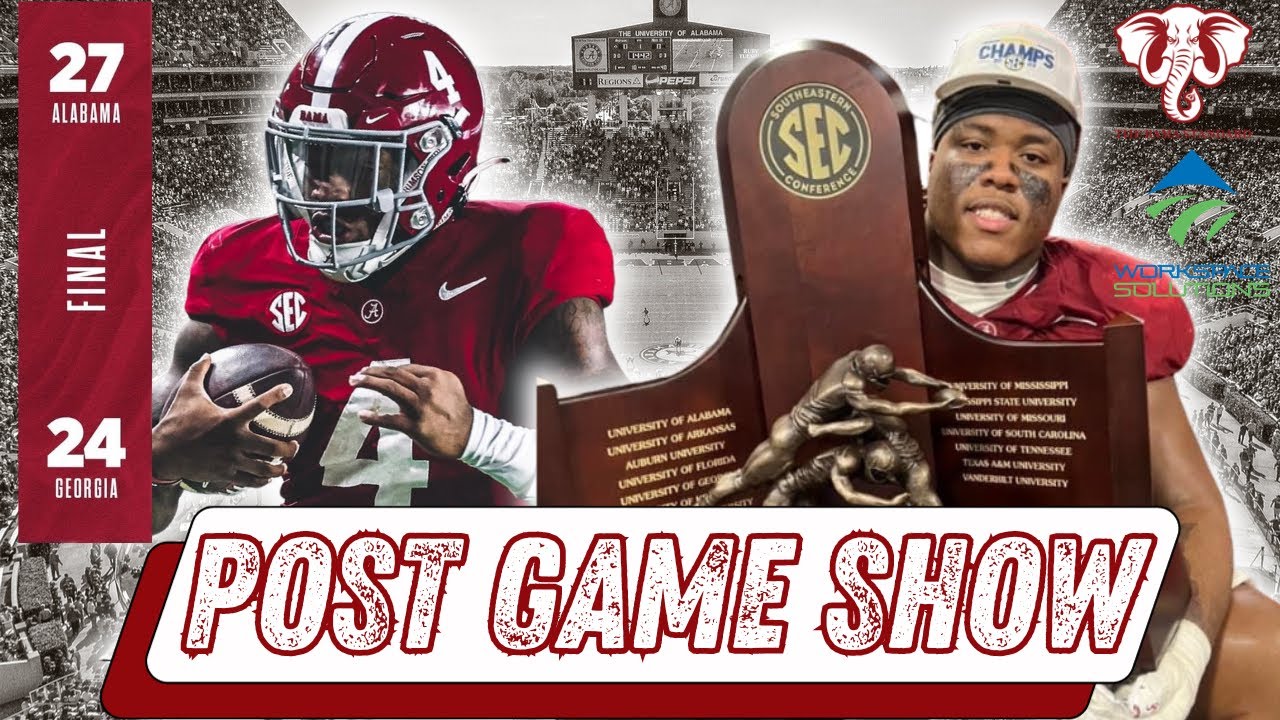 The Bama Standard Post Game Show: Alabama Wins SEC Championship ...