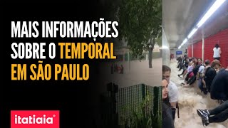 SAIBA MAIS INFORMAÇÕES SOBRE O TEMPORAL EM SÃO PAULO