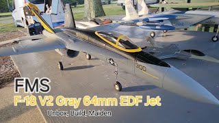 FMS F-18 V2 Gray 64mm EDF Jet