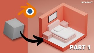 TUTORIAL MODELING 3D RUANG TIDUR PART 1 DI BLENDER 3D | TUTORIAL PEMULA BLENDER 3D